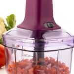 Manual Push Vegetable Chopper with Container – Multipurpose Kitchen Cutter