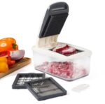 Manual Push Vegetable Chopper with Container – Heavy Duty Kitchen Cutter (No Electricity Required) - Image 2