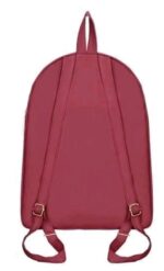 Stylish Red Leather Designer Backpack for Women (Zipper Pocket, Tassel & Multi-Compartment) - Image 5