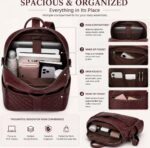 Premium Vegan Leather Anti-Theft Stylish Backpack for Women (Water Resistant, Multi-Pocket) - Image 2