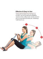 Resistance Tube Band with Handle | Home Gym Exercise Fitness Band - Image 3
