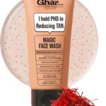 Ghar Soaps Magic Face Wash – De-Tan Brightening Face Wash with Saffron, Glutathione & Lactic Acid (100ml)