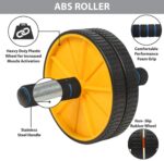 3-in-1 Home Gym Fitness Kit – Ab Roller Wheel, Push-Up Bars & Resistance Band Combo - Image 2