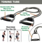 Resistance Band with Foam Handles (Home Gym Exercise Tube Band) - Image 3