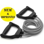Resistance Band with Foam Handles (Home Gym Exercise Tube Band)