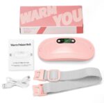 Rechargeable Electric Heating Waist Belt Massager with Digital Display (Pink) - Image 4