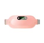 Rechargeable Electric Heating Waist Belt Massager with Digital Display (Pink) - Image 2
