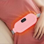 Portable USB Rechargeable Heating Waist Belt for Pain Relief (Pink) 👍 - Image 2