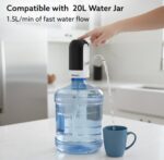 Automatic USB Rechargeable Water Bottle Dispenser Pump - Image 2