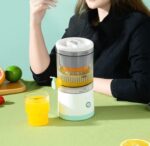 Rechargeable Electric Citrus Juicer Machine (Orange) - Image 2