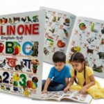 ALL IN ONE English–Hindi Learning Book for Kids (ABC, क ख ग, 123, Fruits, Animals, GK) – Tinyroo