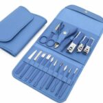 Professional Manicure & Pedicure Nail Care Kit (Travel Case Included)