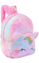 BigCraft Kids Soft Animal Cartoon Velvet Plush School Bag - Image 4
