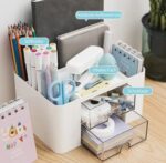 FOREWILD 7 Compartments PLASTIC desk drawer organizer (MULTI) - Image 3
