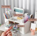 FOREWILD 7 Compartments PLASTIC desk drawer organizer (MULTI)