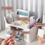 FOREWILD 7 Compartments PLASTIC desk drawer organizer (MULTI)