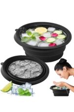 KRIDHRISH Silicone Massage Bowl (Black, Pack of 1)